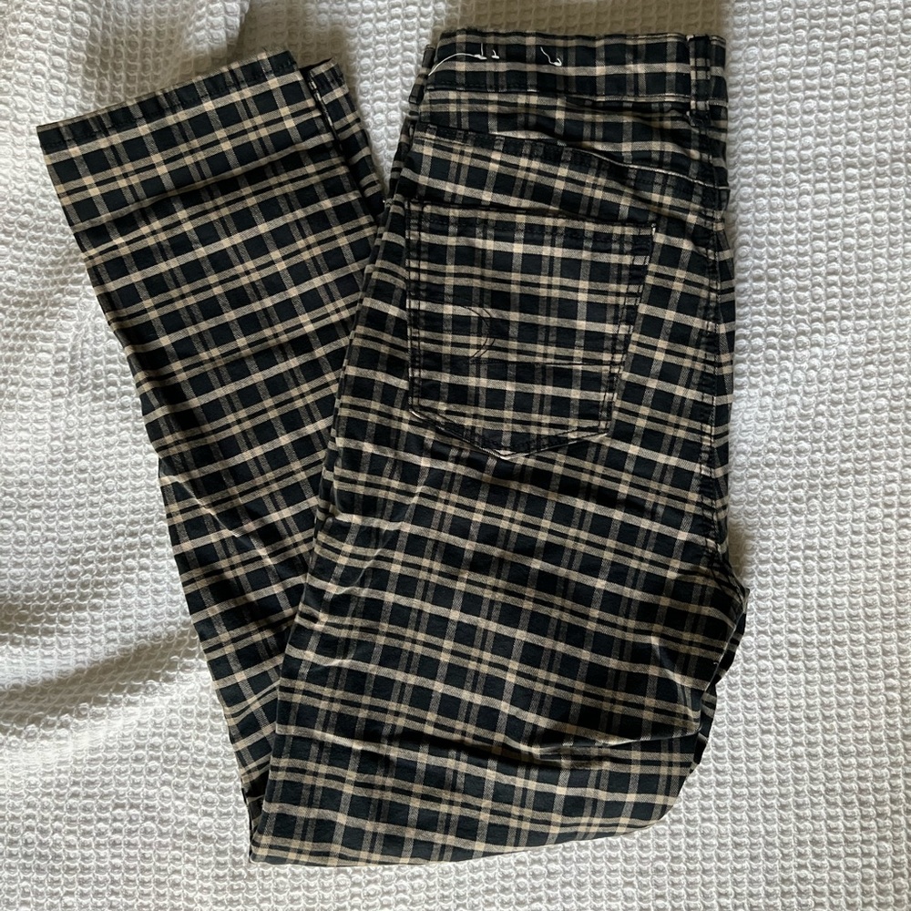 American eagle plaid pants